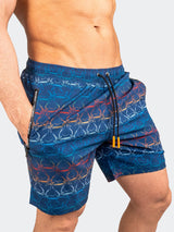 Swim LionSharkWave Blue View-2