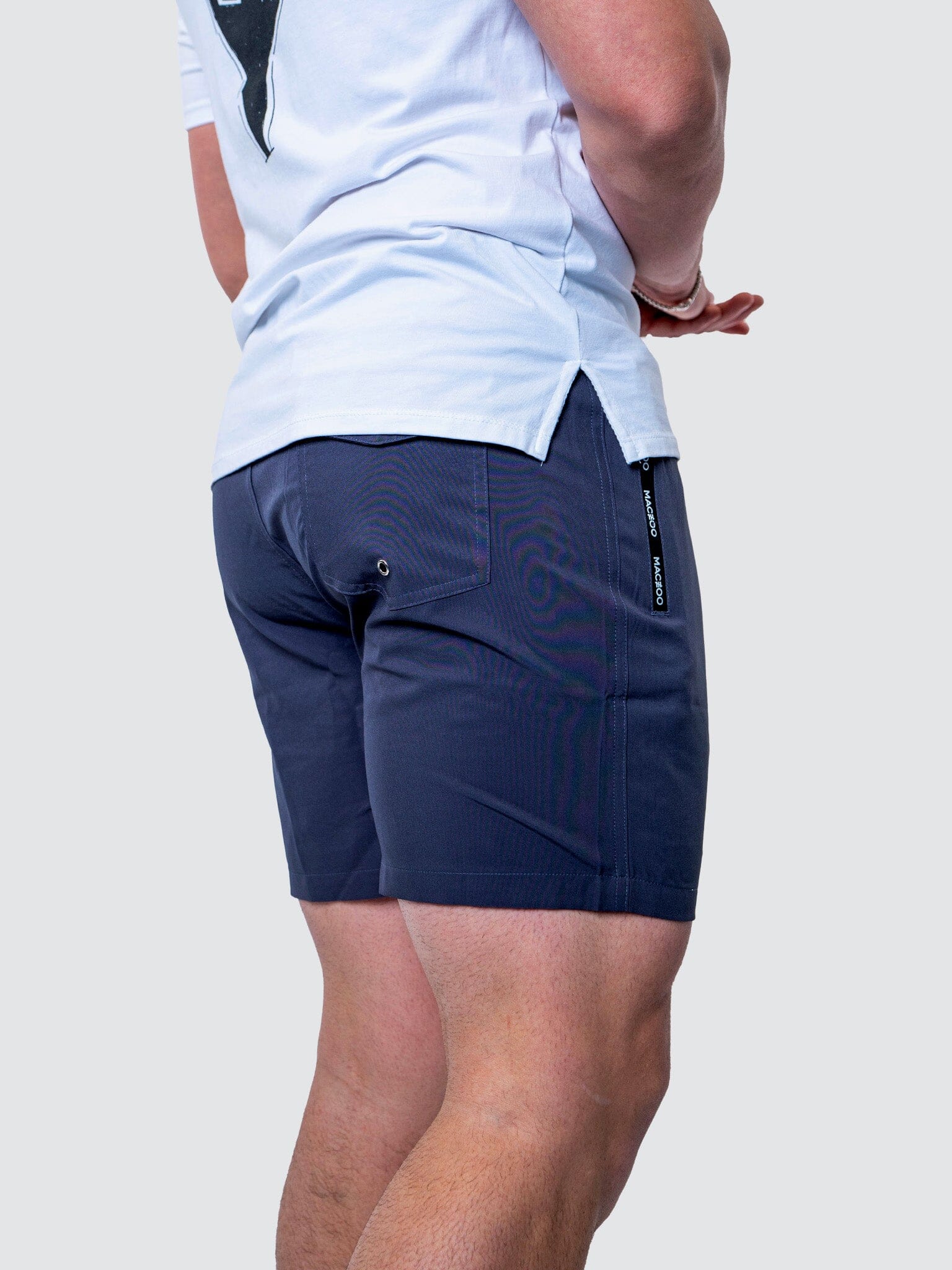 Perm Lion Solid Grey Swim Trunks