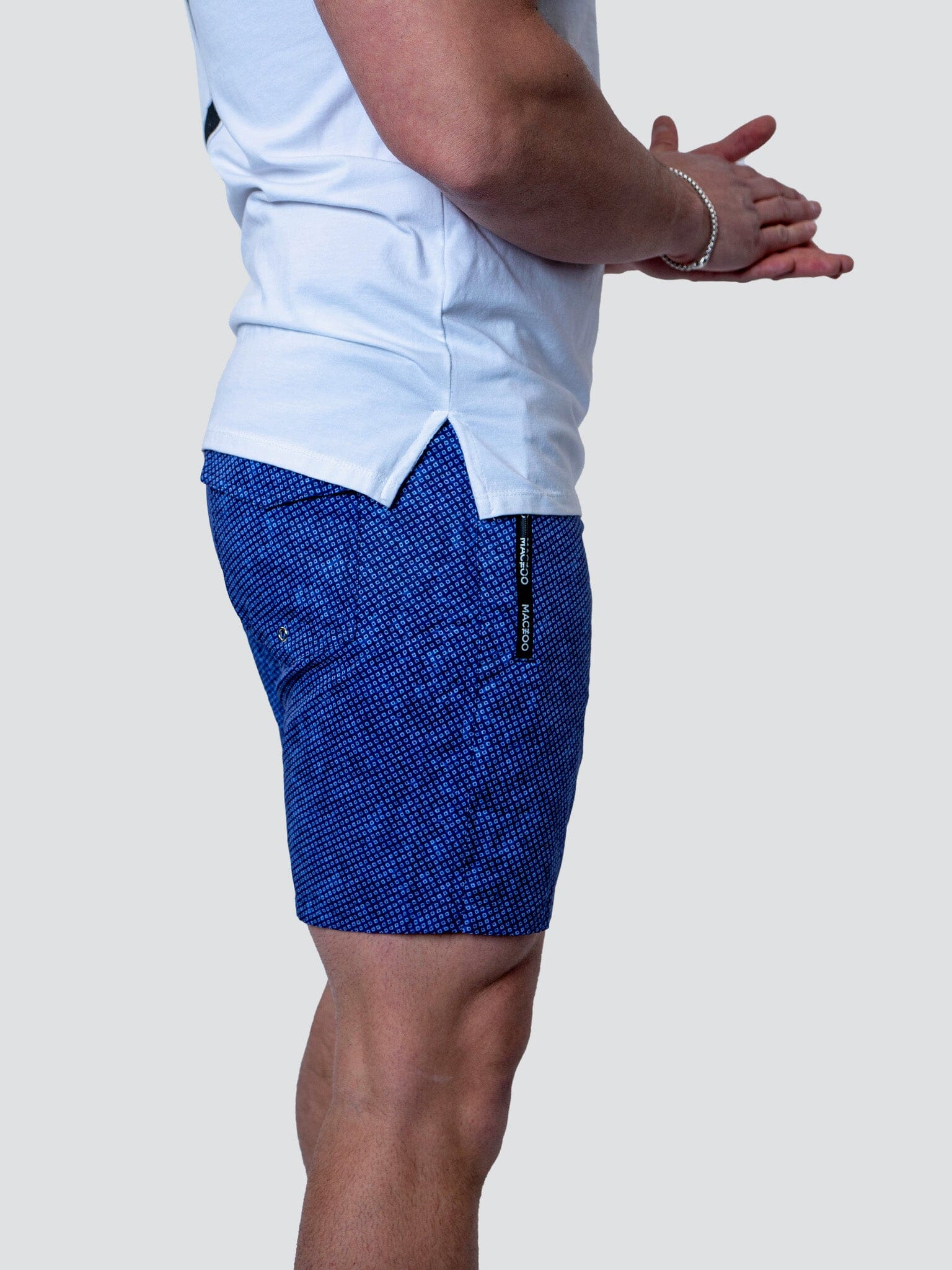 Lion Square Dot Blue Swim Shorts