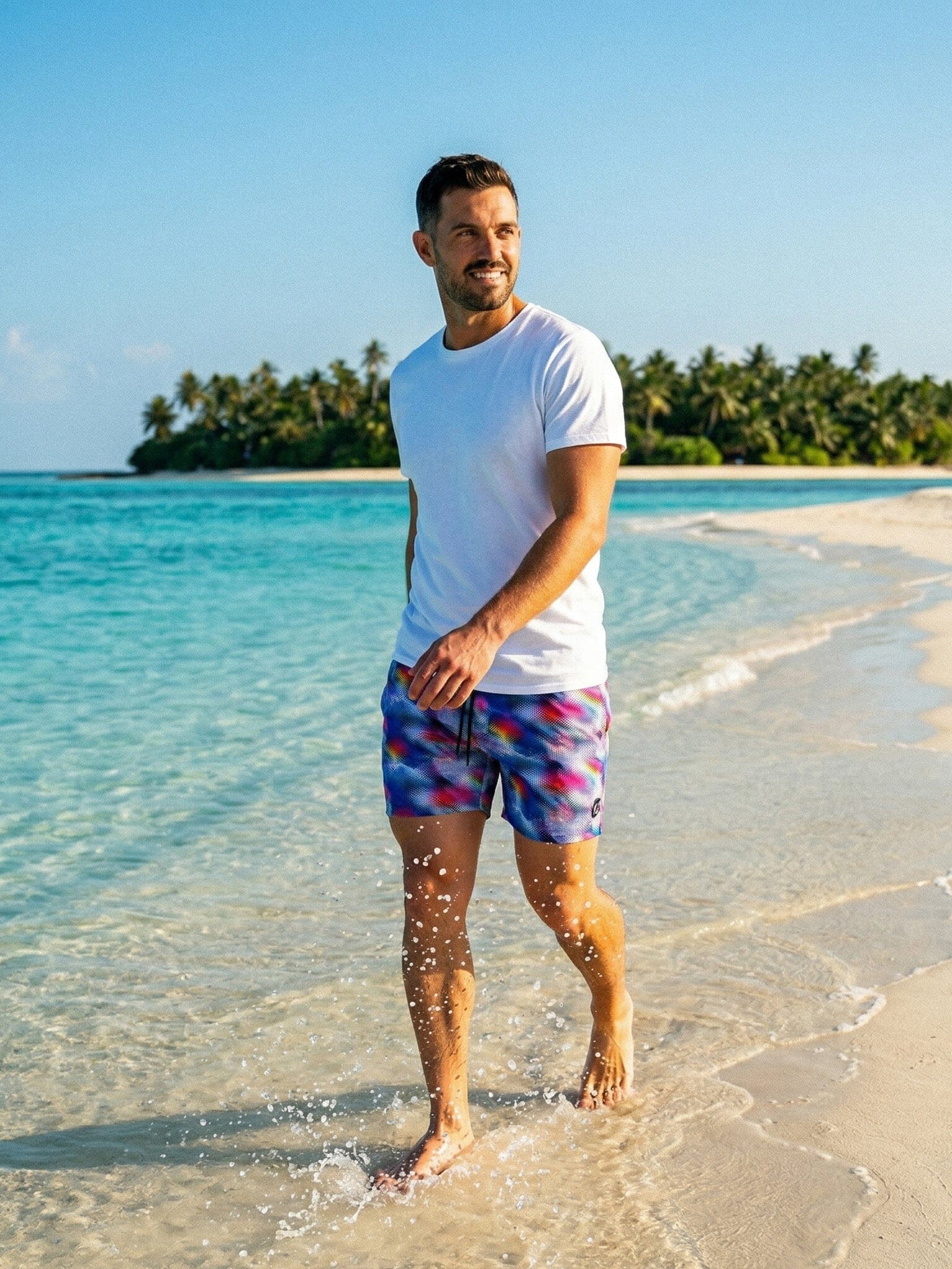 Lion Haze Multi Swim Trunks