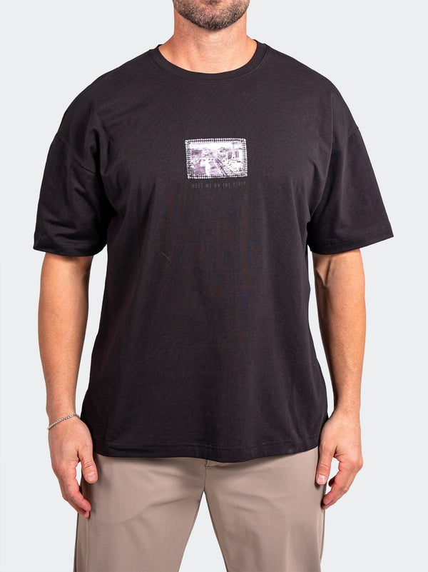 Tee AscensionStrip0090 Black