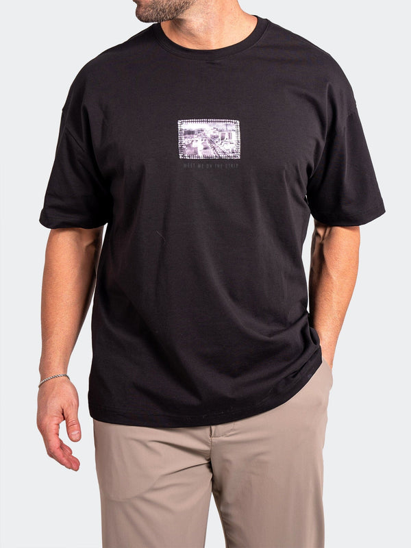 Tee AscensionStrip0090 Black