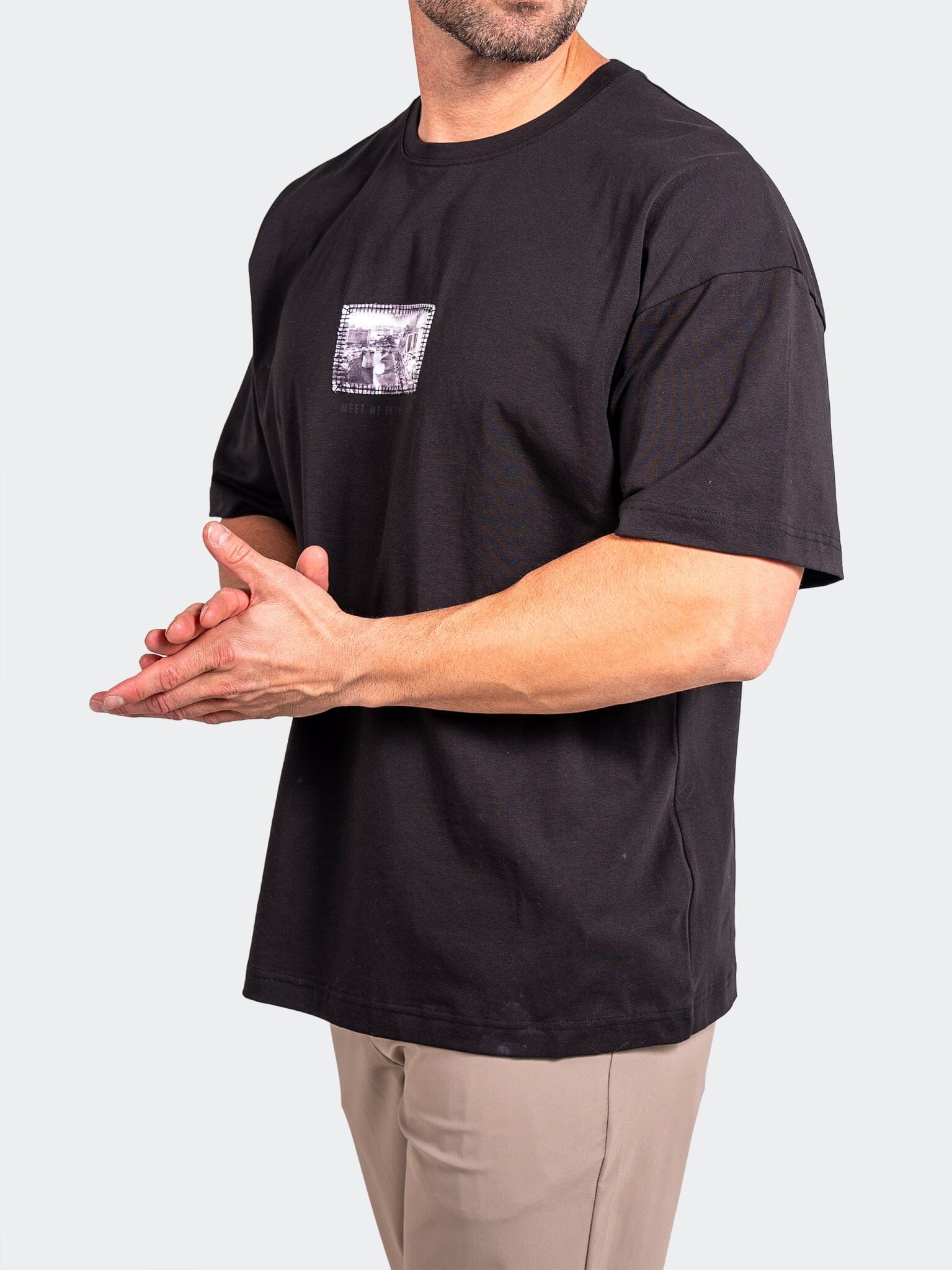 Tee AscensionStrip0090 Black