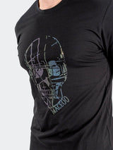 Tee BluePrint Skull Black View-2