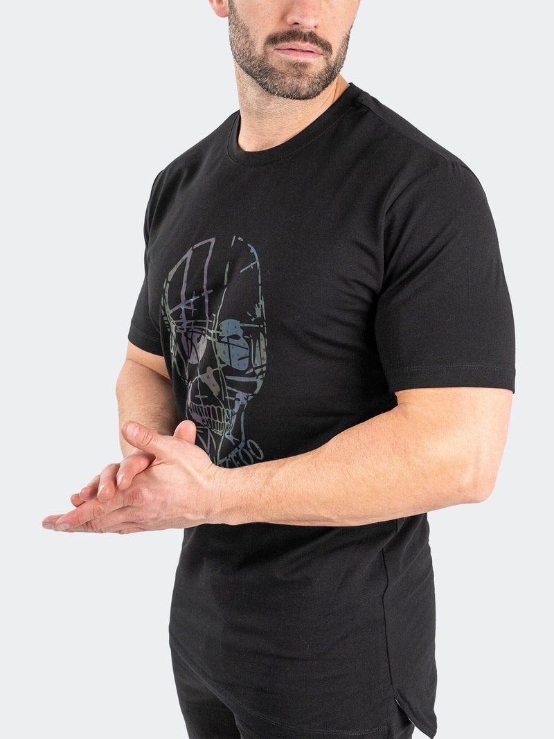 Tee BluePrint Skull Black