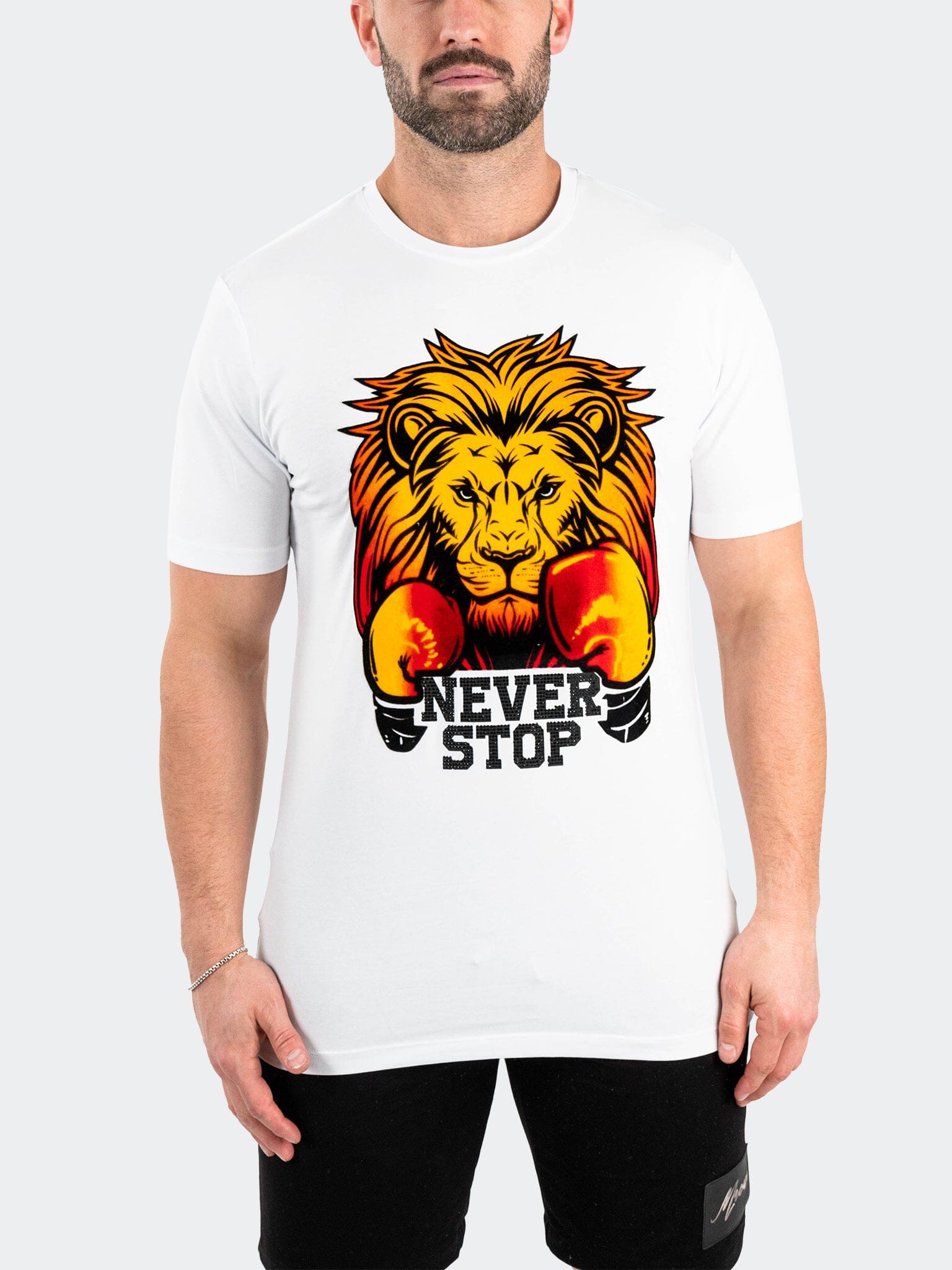 Tee BoxingLion Orange White