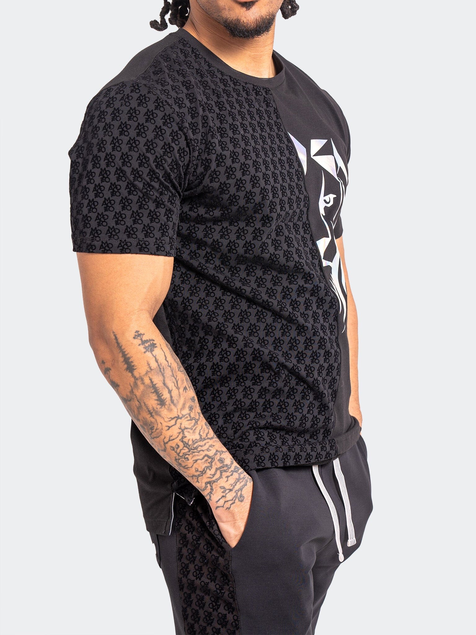 Tee HalfLion73 Black
