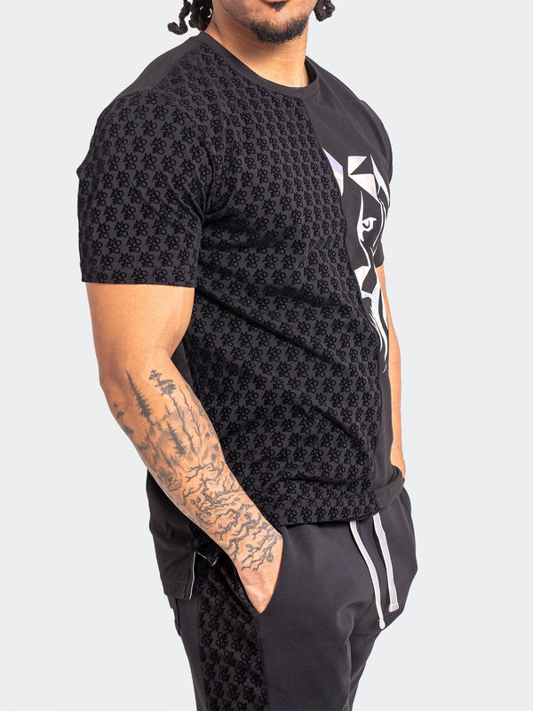 Tee HalfLion73 Black