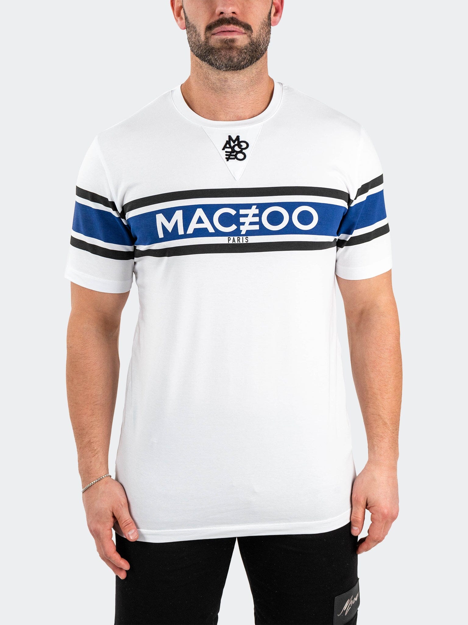 IconBorder White Tee