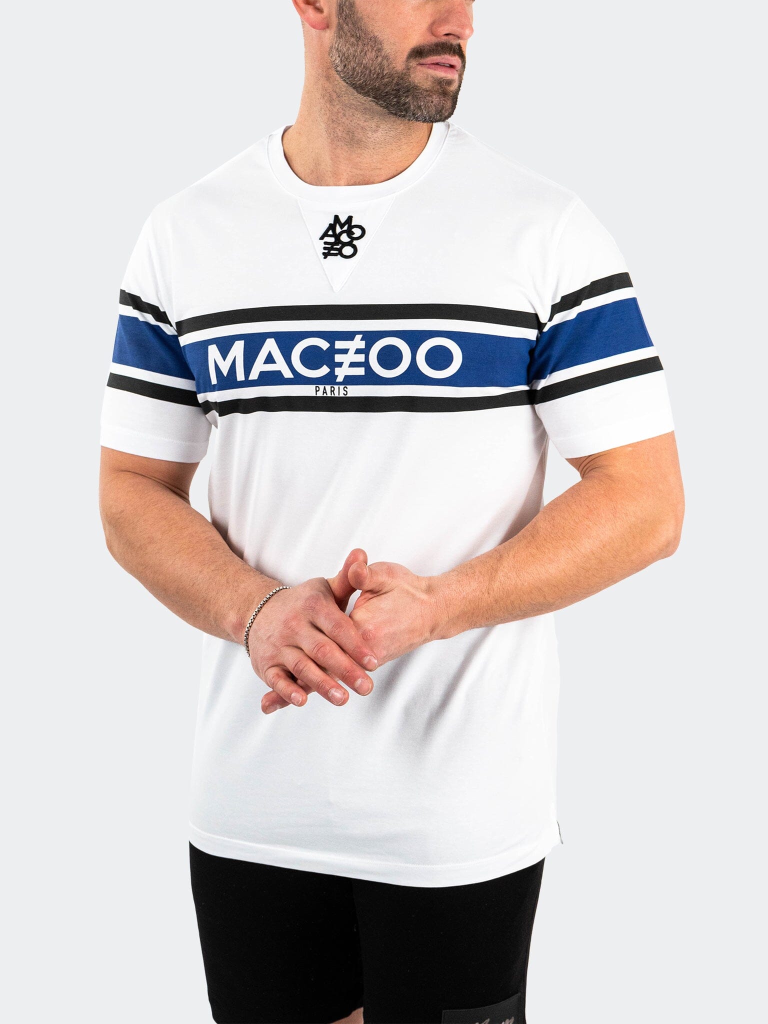 IconBorder White Tee