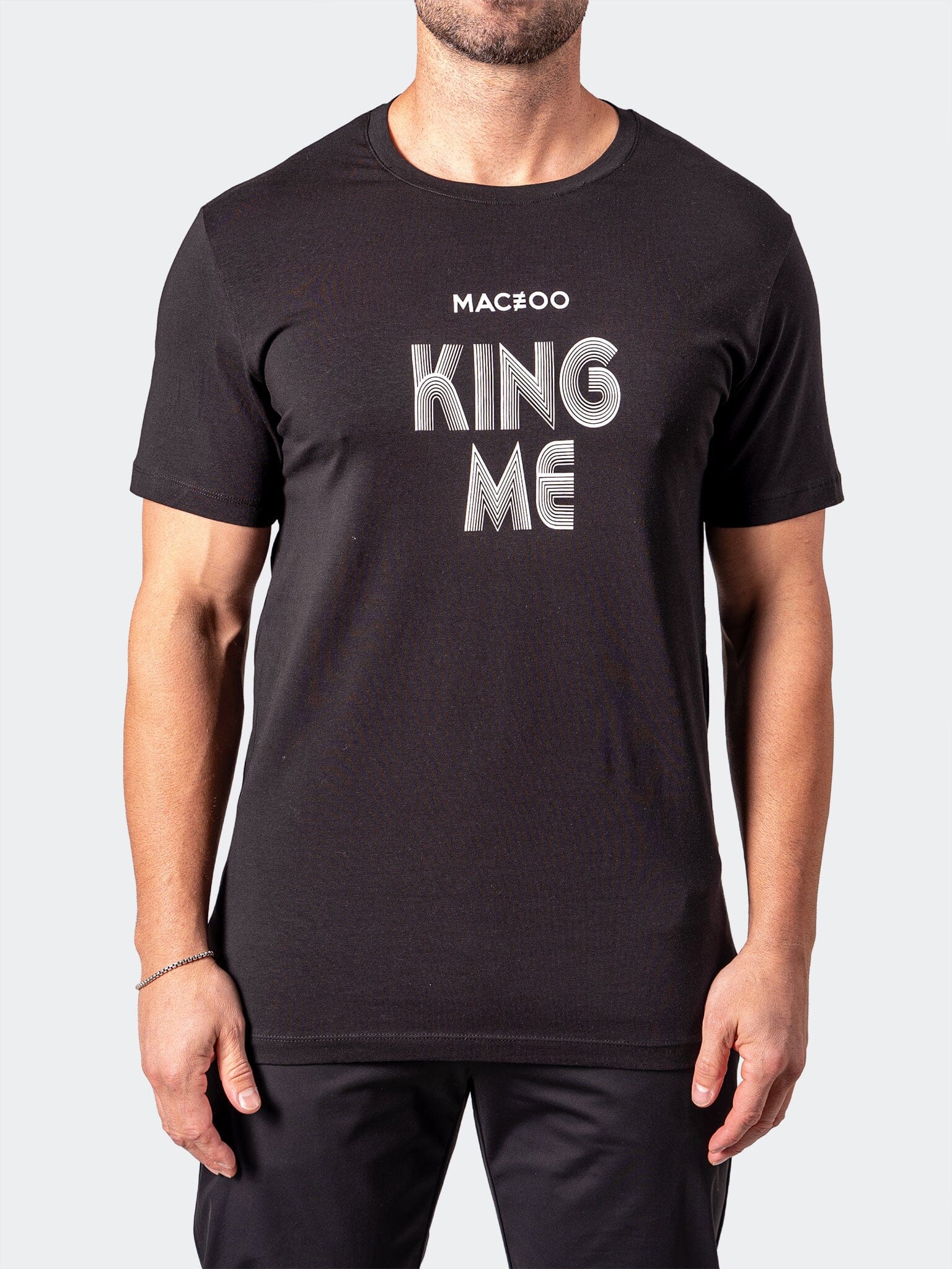 King Me Black Tee