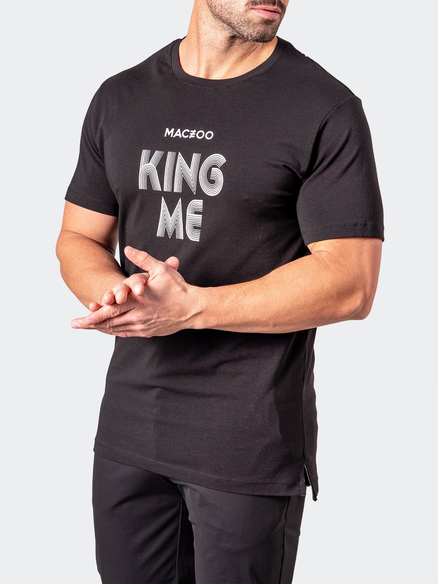 King Me Black Tee