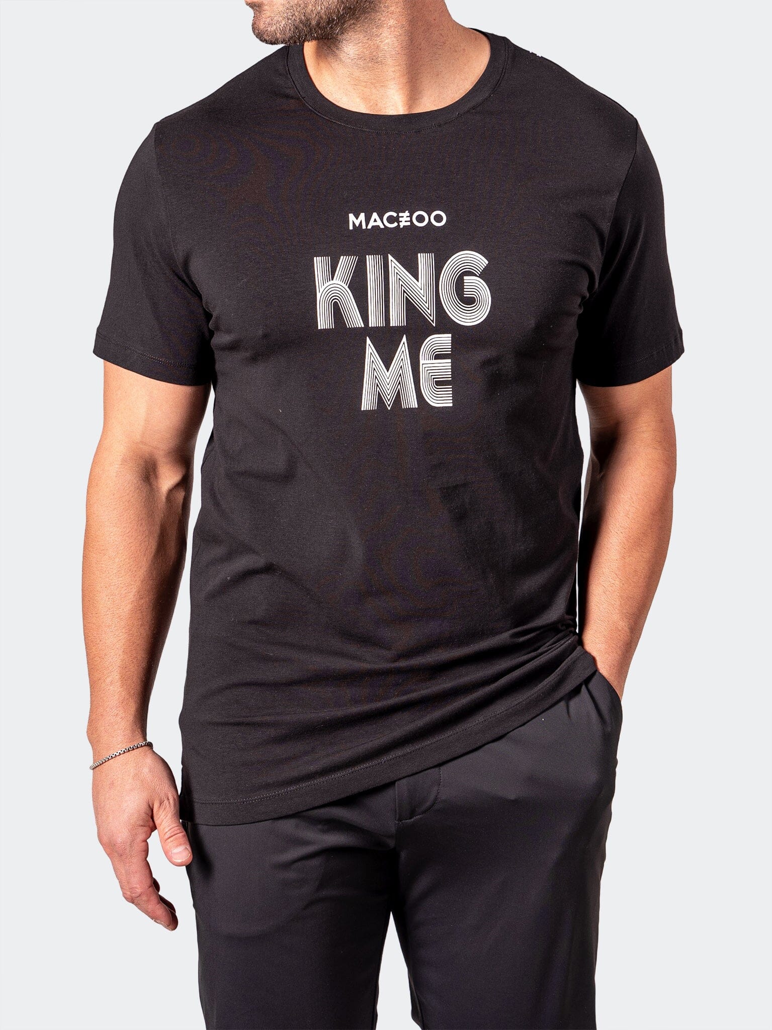 King Me Black Tee