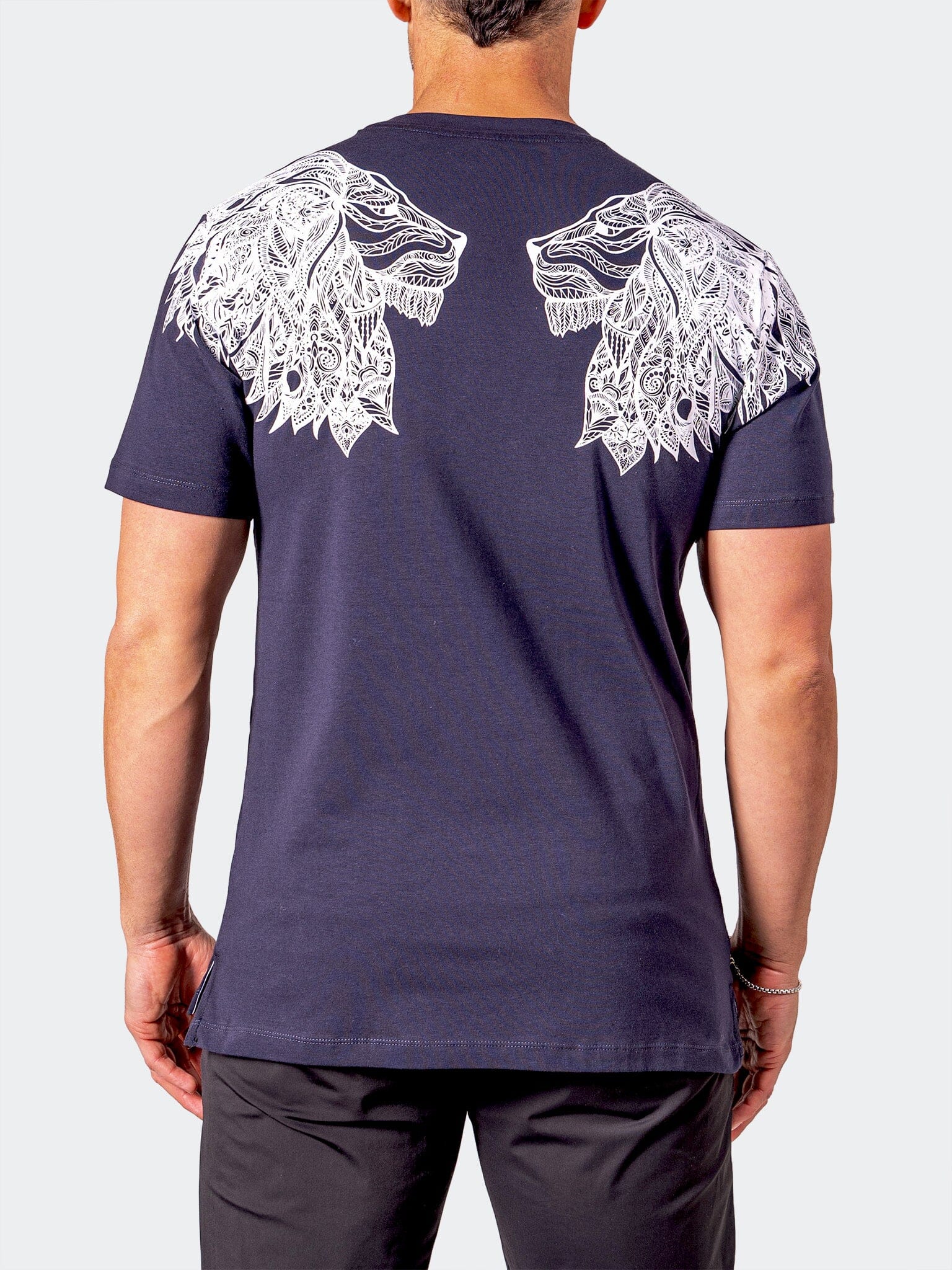 King Me Navy Blue Tee