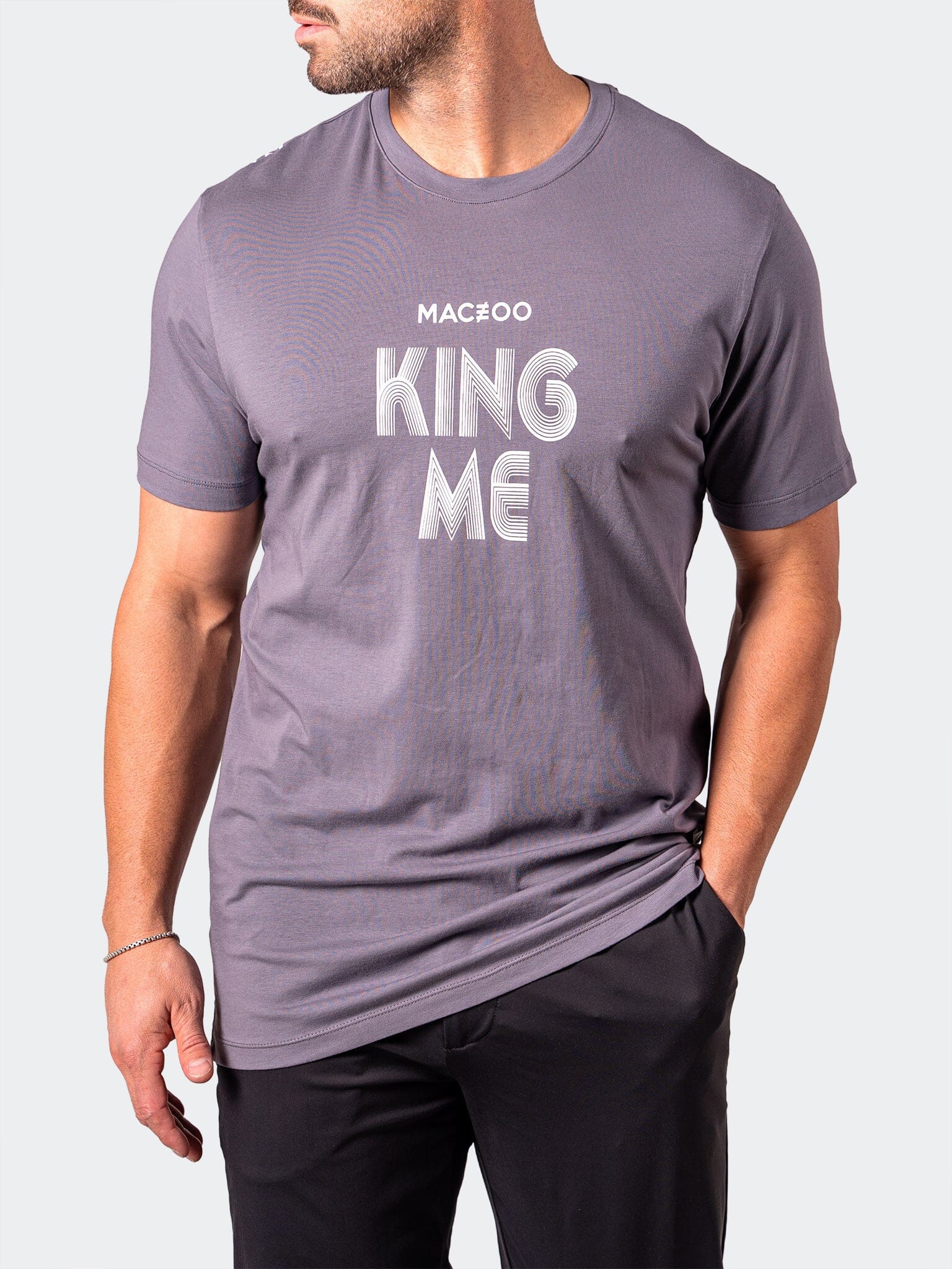 King Me Grey Tee