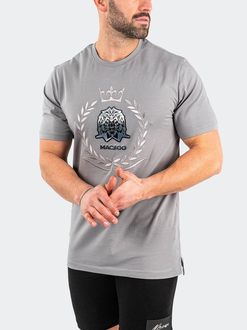 Tee LionCrown Grey