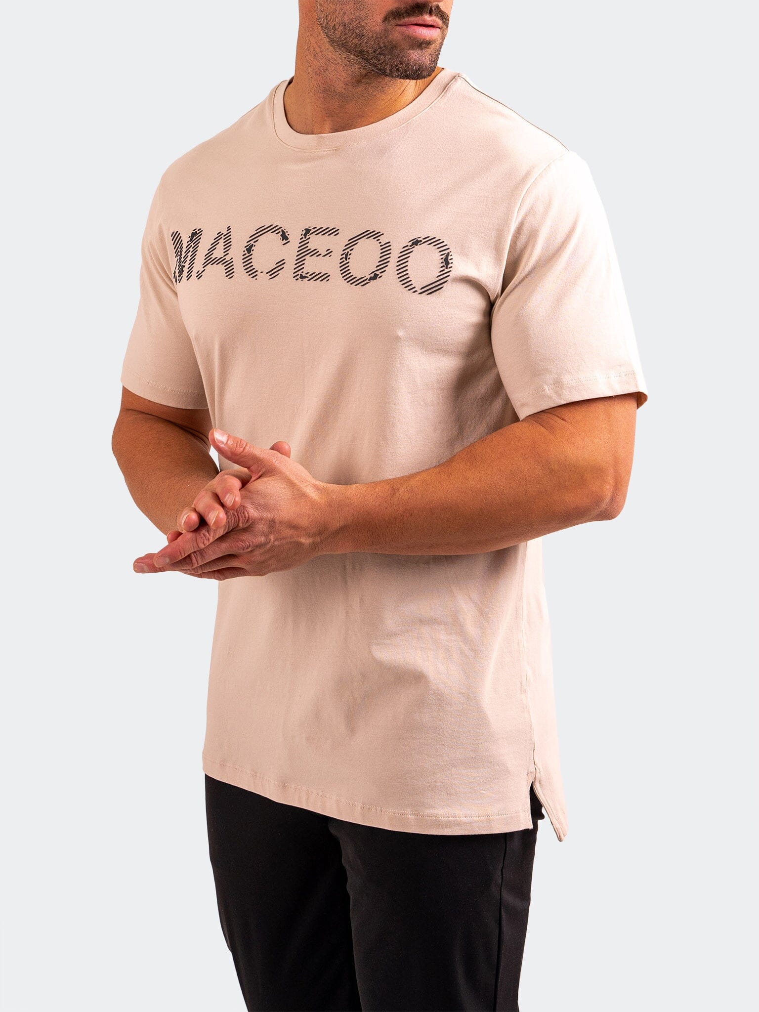 Logo Sand Brown Graphic Tee