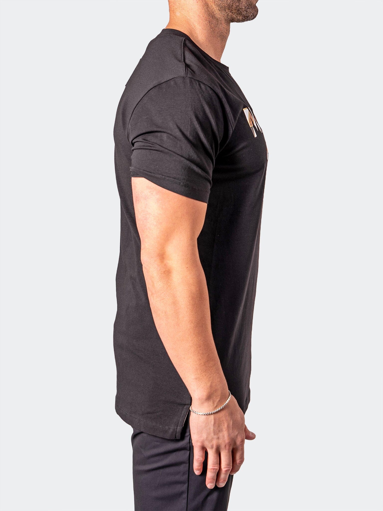 Logo Gold Black Graphic Tee