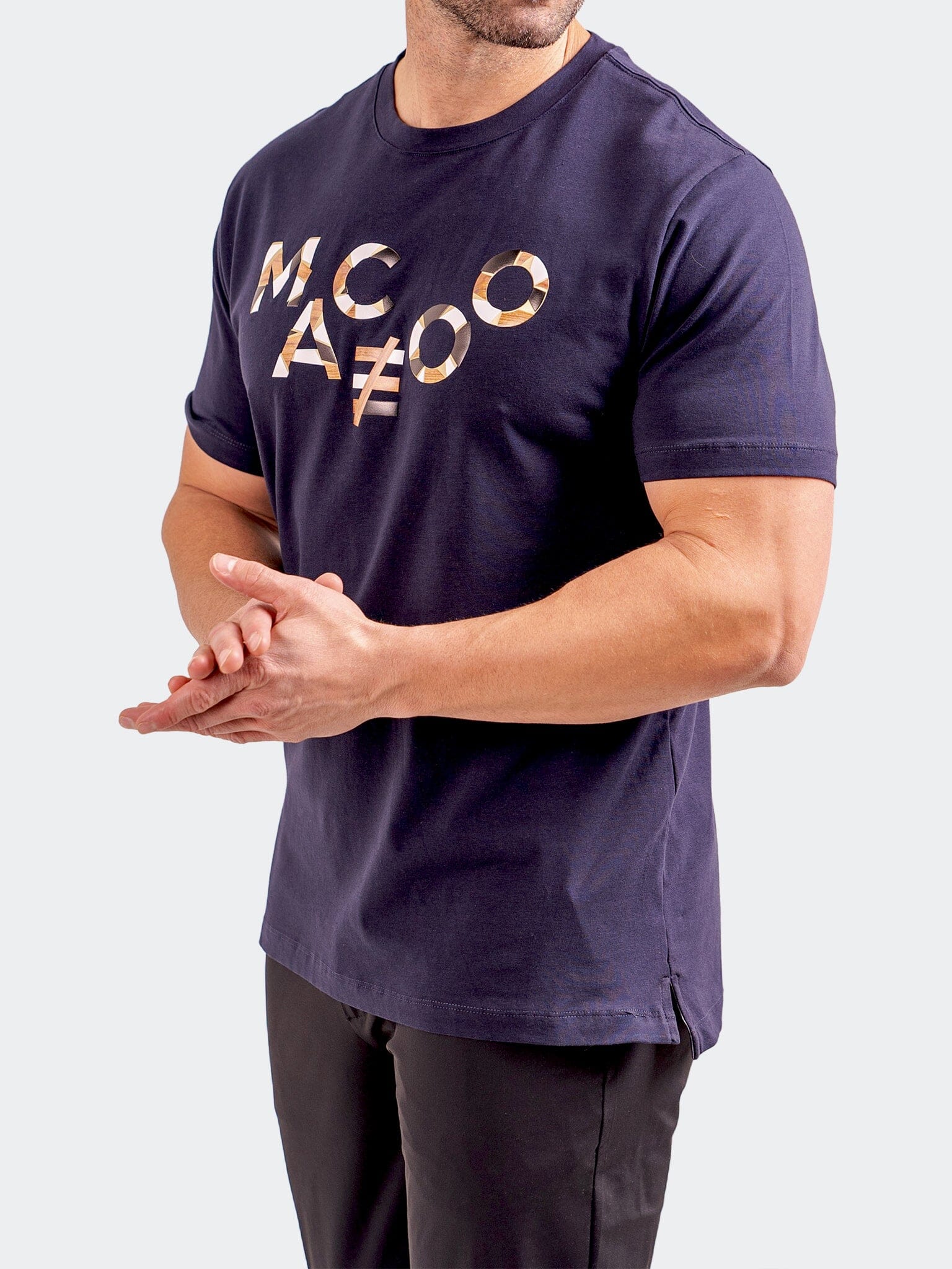 Logo Navy Blue Graphic Tee