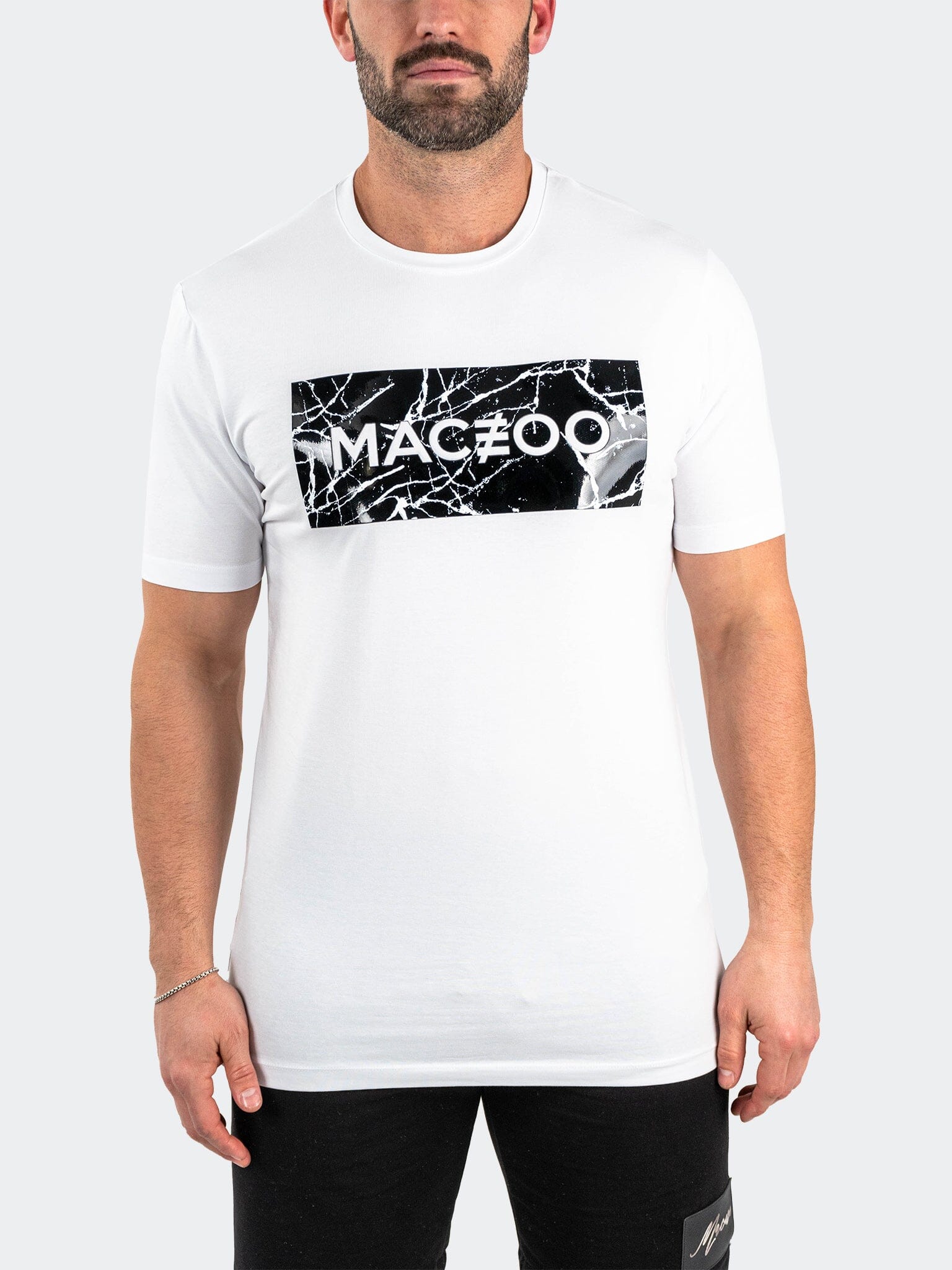 Tee MaceooMarble White