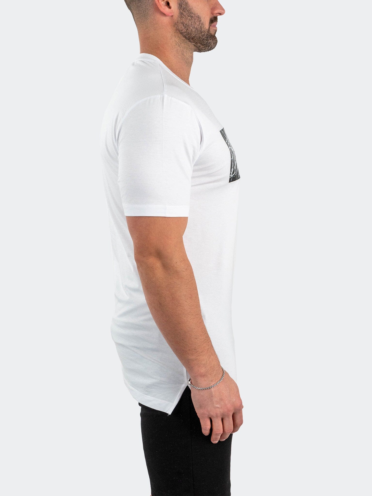 Tee MaceooMarble White