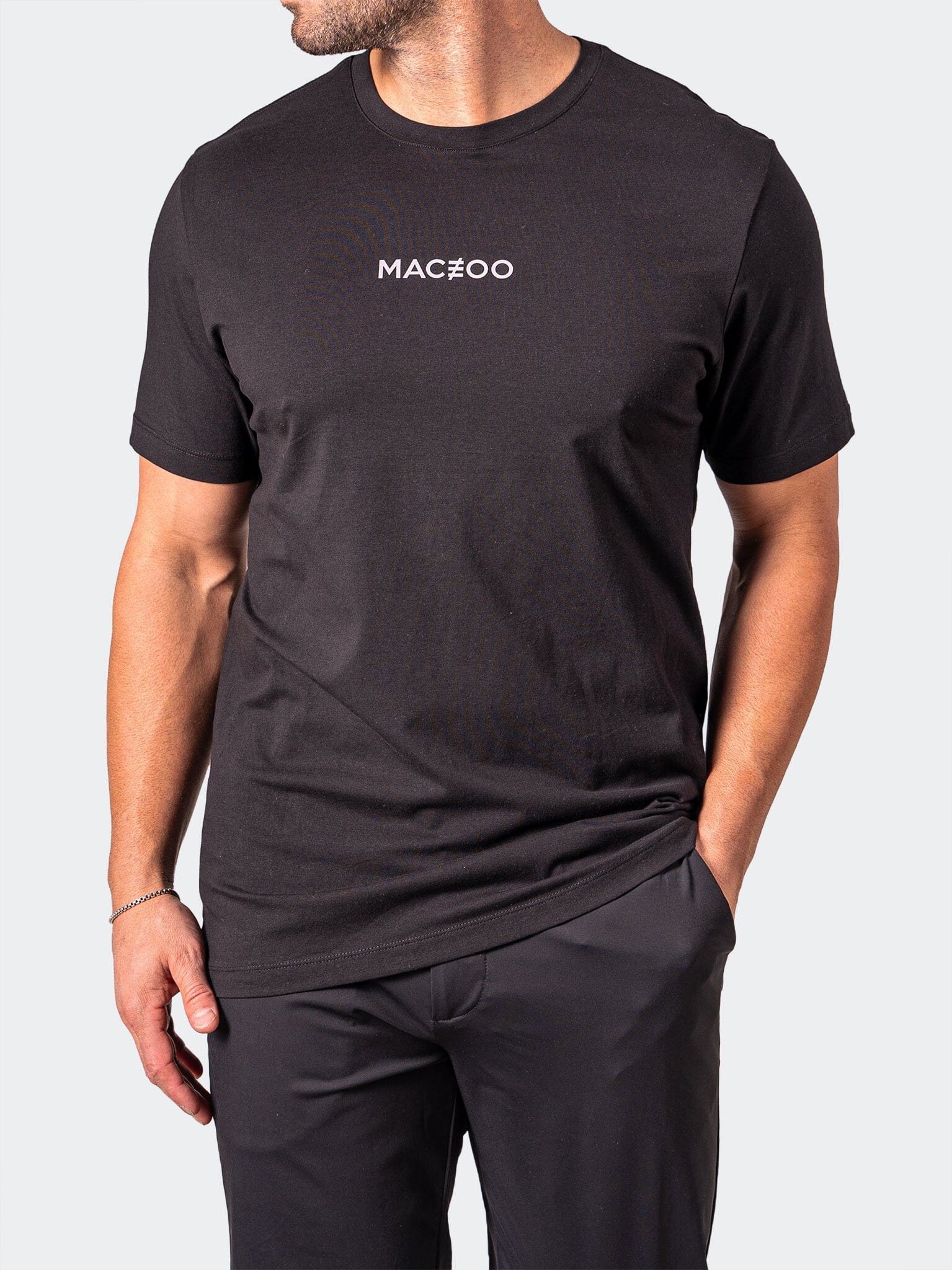 Neon Asad Black Logo Tee