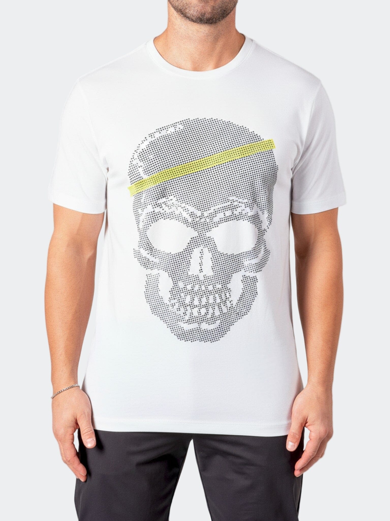 Tee PixeledSkull White