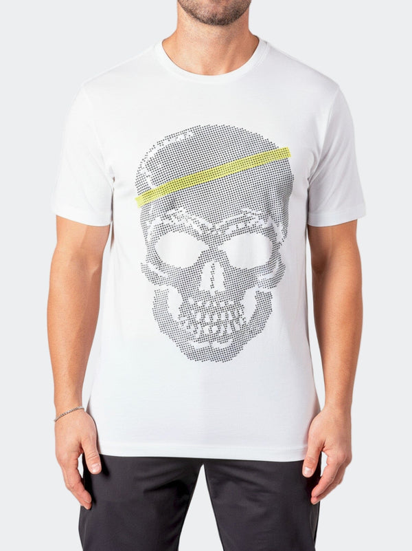 Tee PixeledSkull White