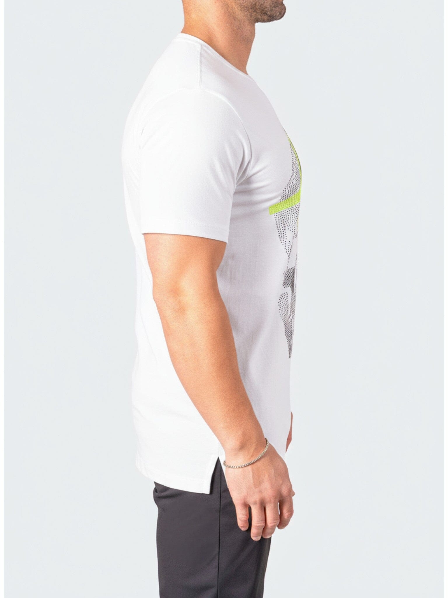 Pixeled Skull White Tee