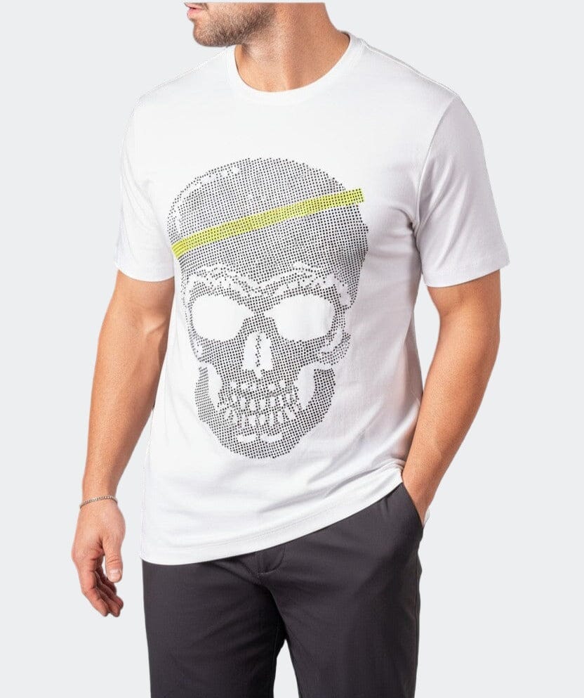 Tee PixeledSkull White