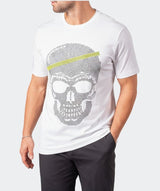 Tee PixeledSkull White View-2