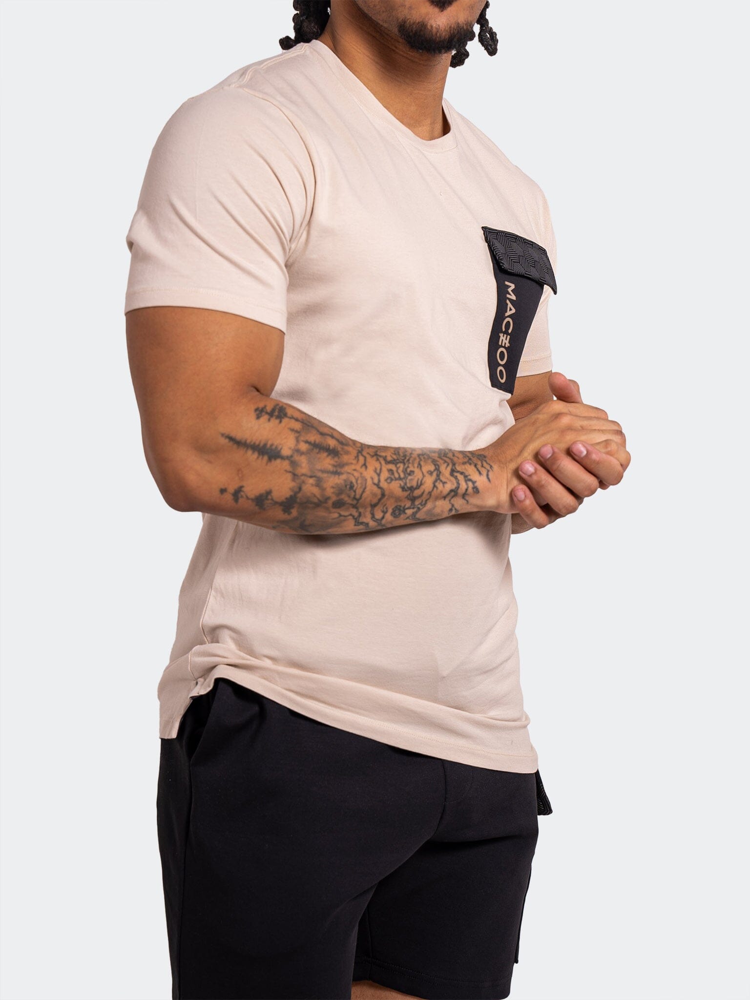 Tee Pocket65 Brown