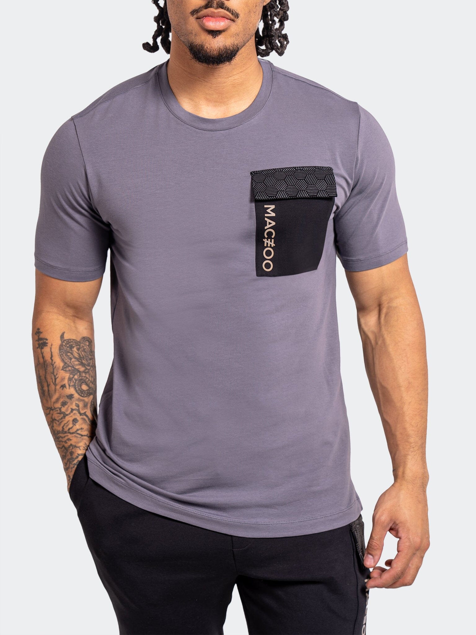 Tee Pocket65D Grey