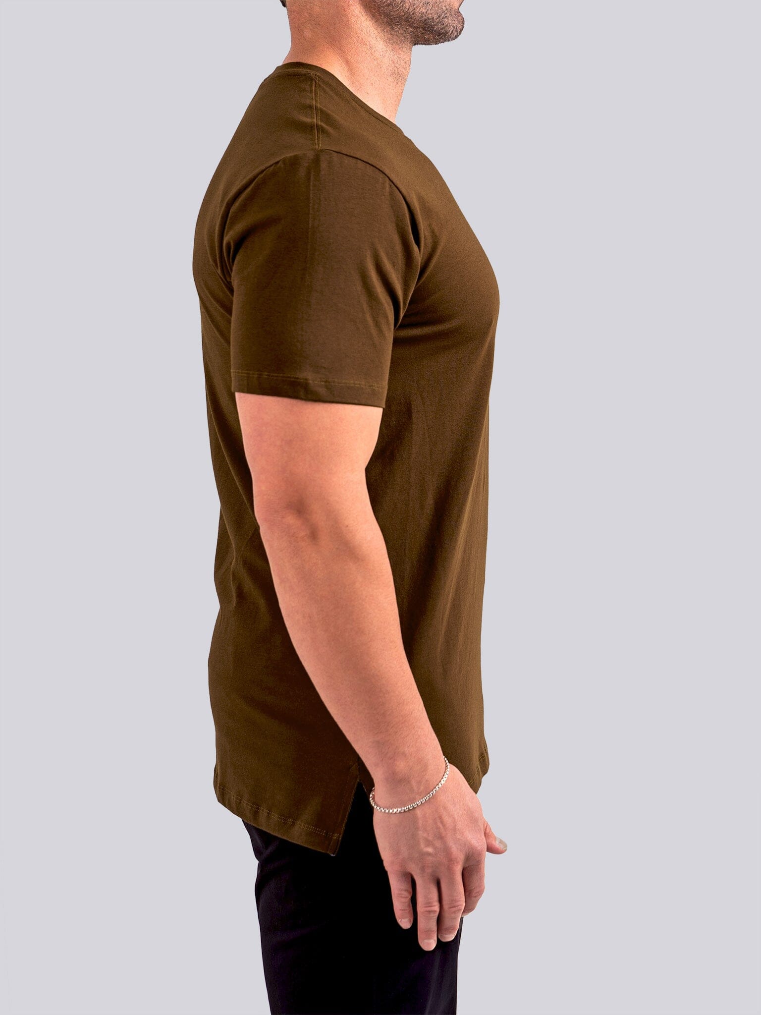 Resistance Embossed Brown Tee