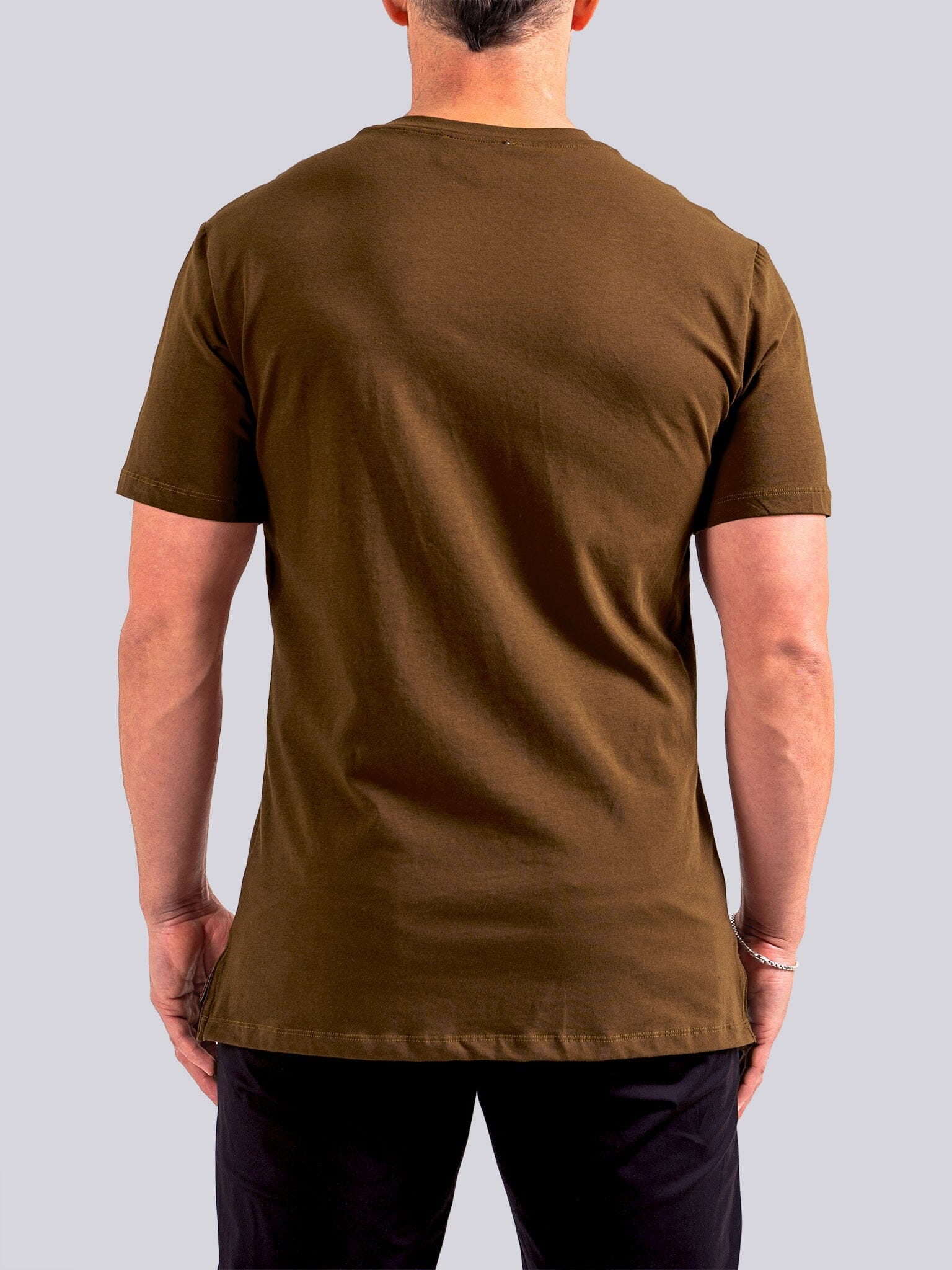 Resistance Embossed Brown Tee