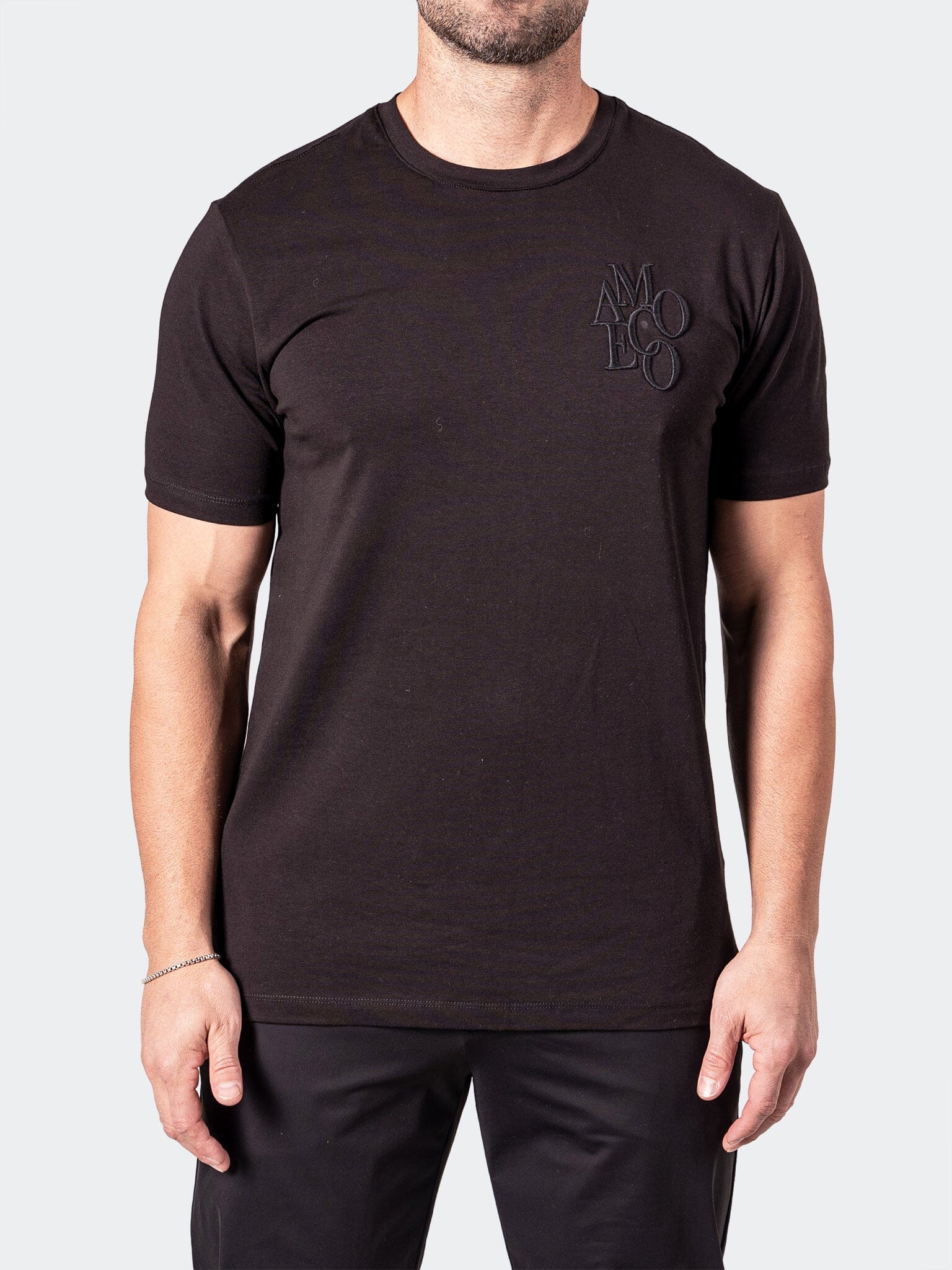 Resistance Embossed Black Tee
