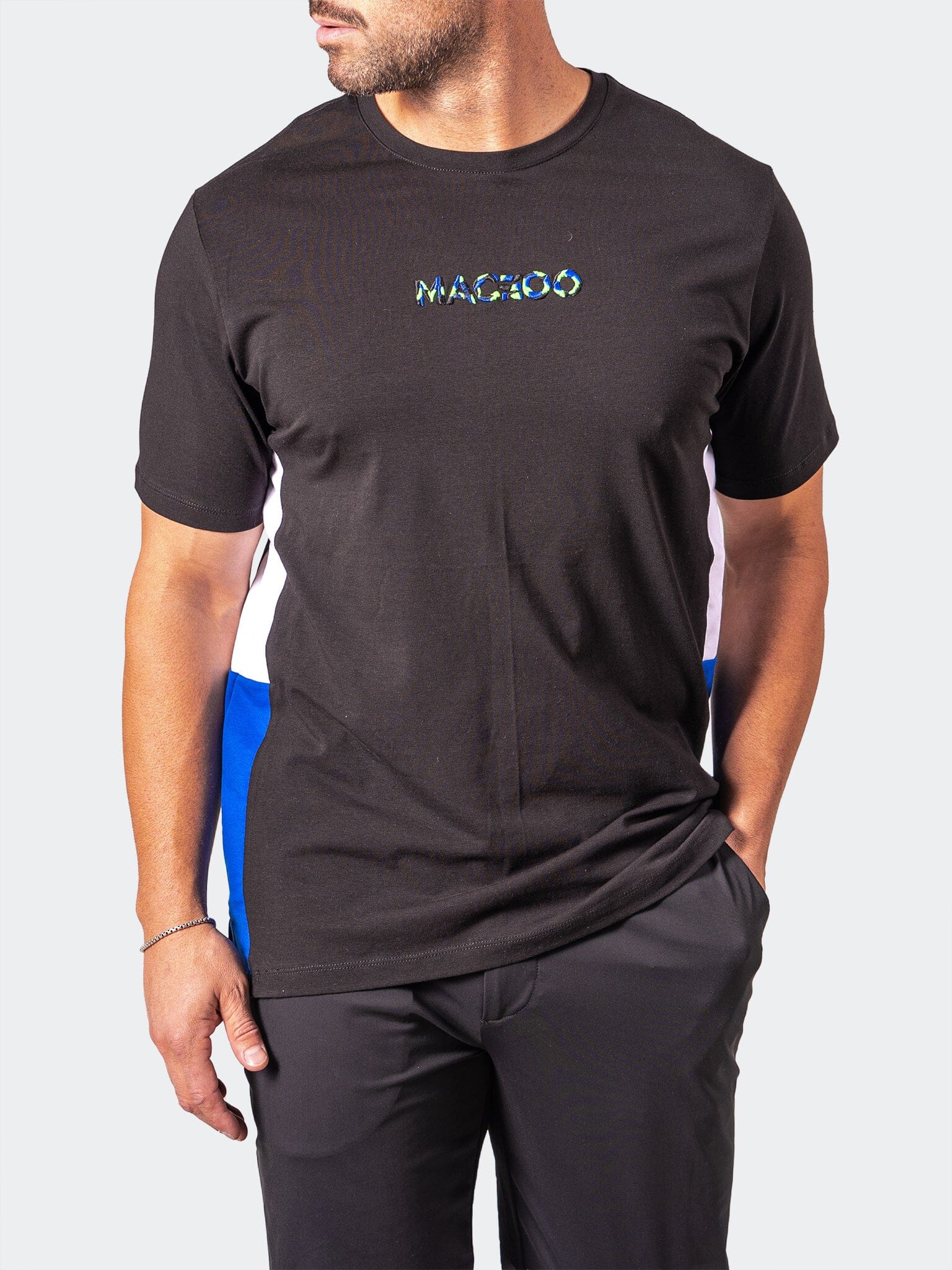 Resistance Embroidered Black Tee