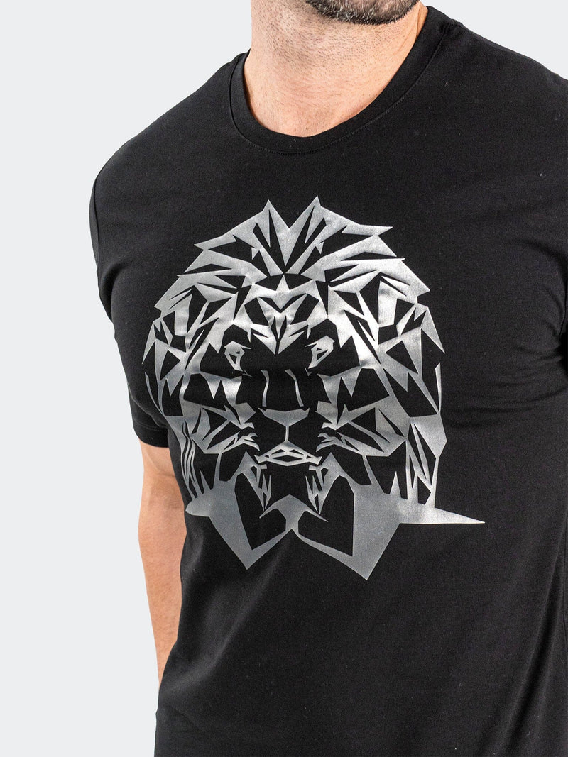 Tee SilverLion Black