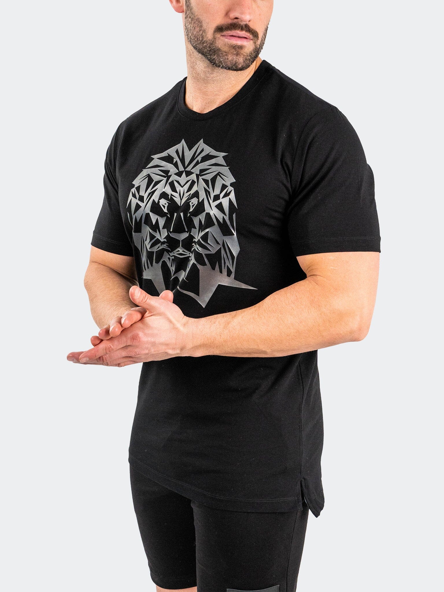 SilverLion Graphic Black Tee