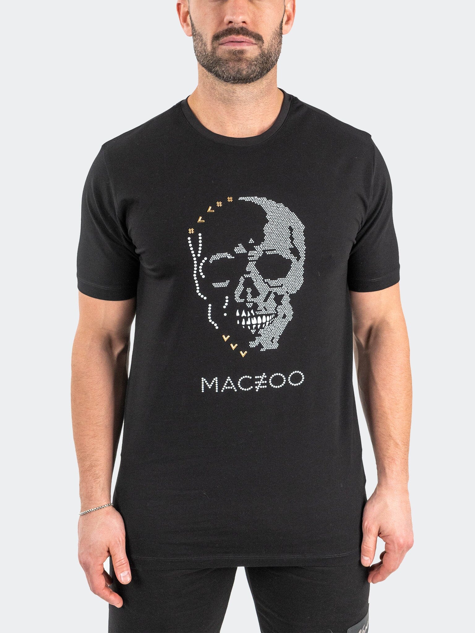 Stoned Skull Black Tee