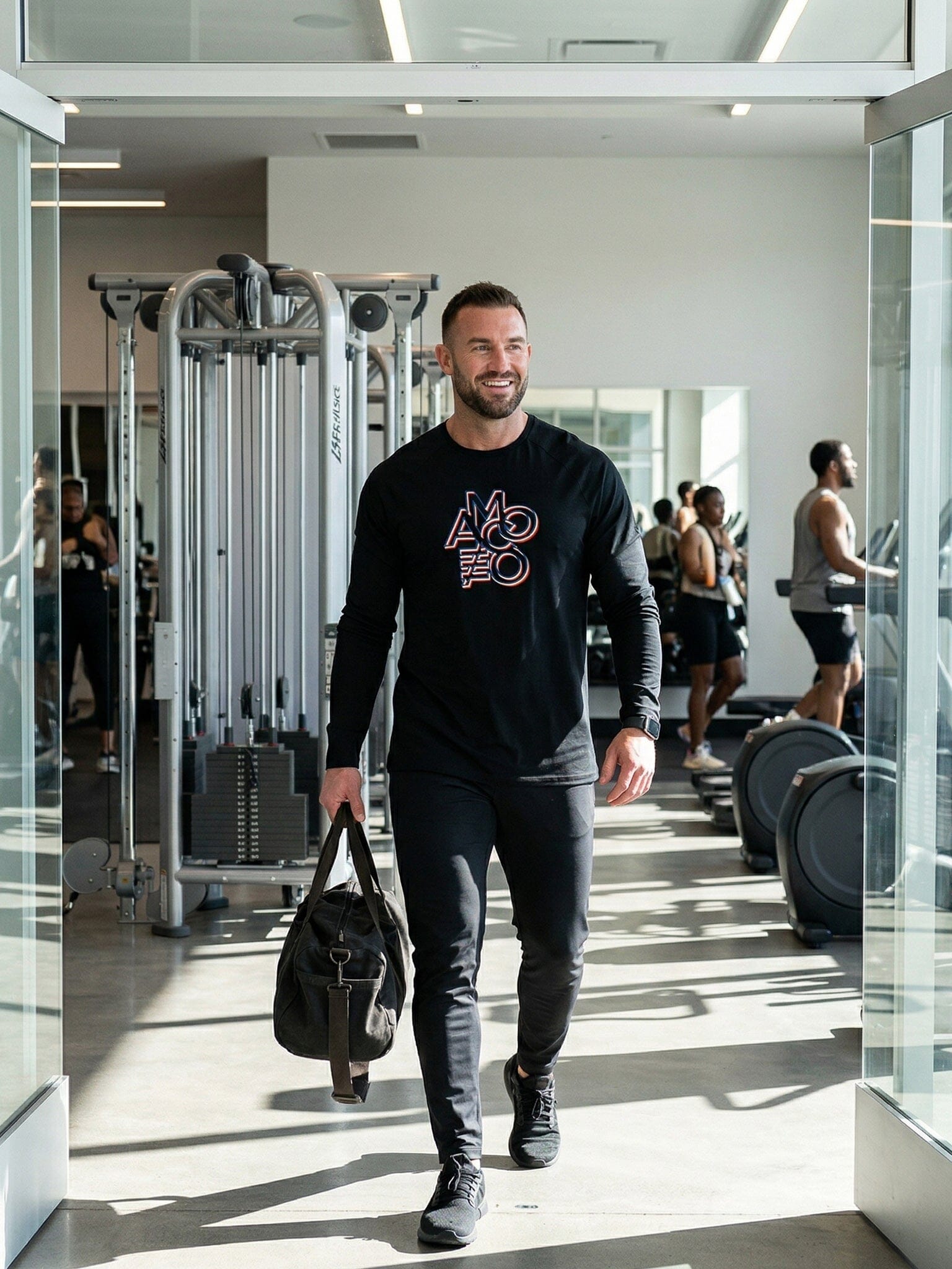 Remix Black Long Sleeve Tee