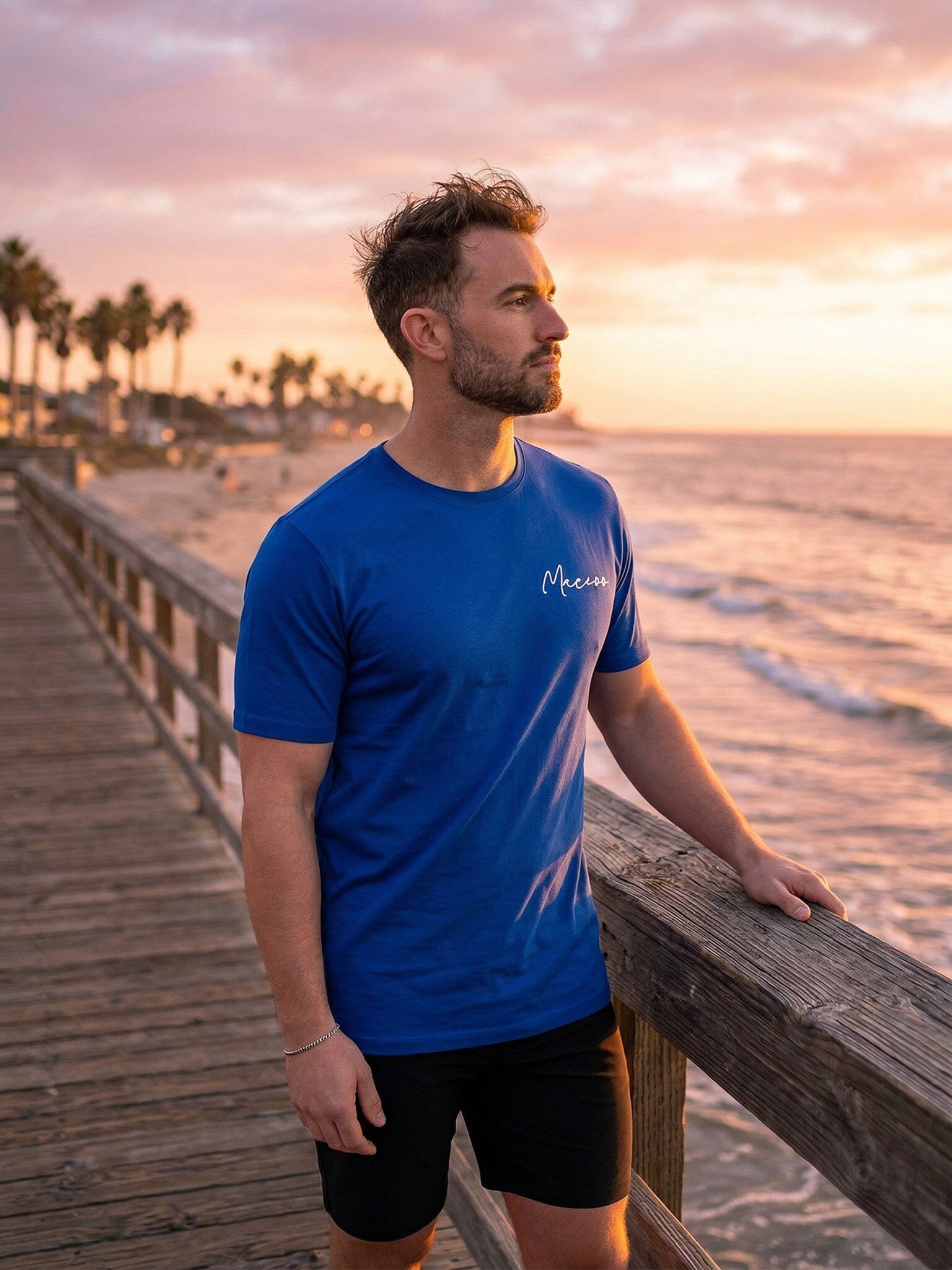 Signature Saks Blue Tee