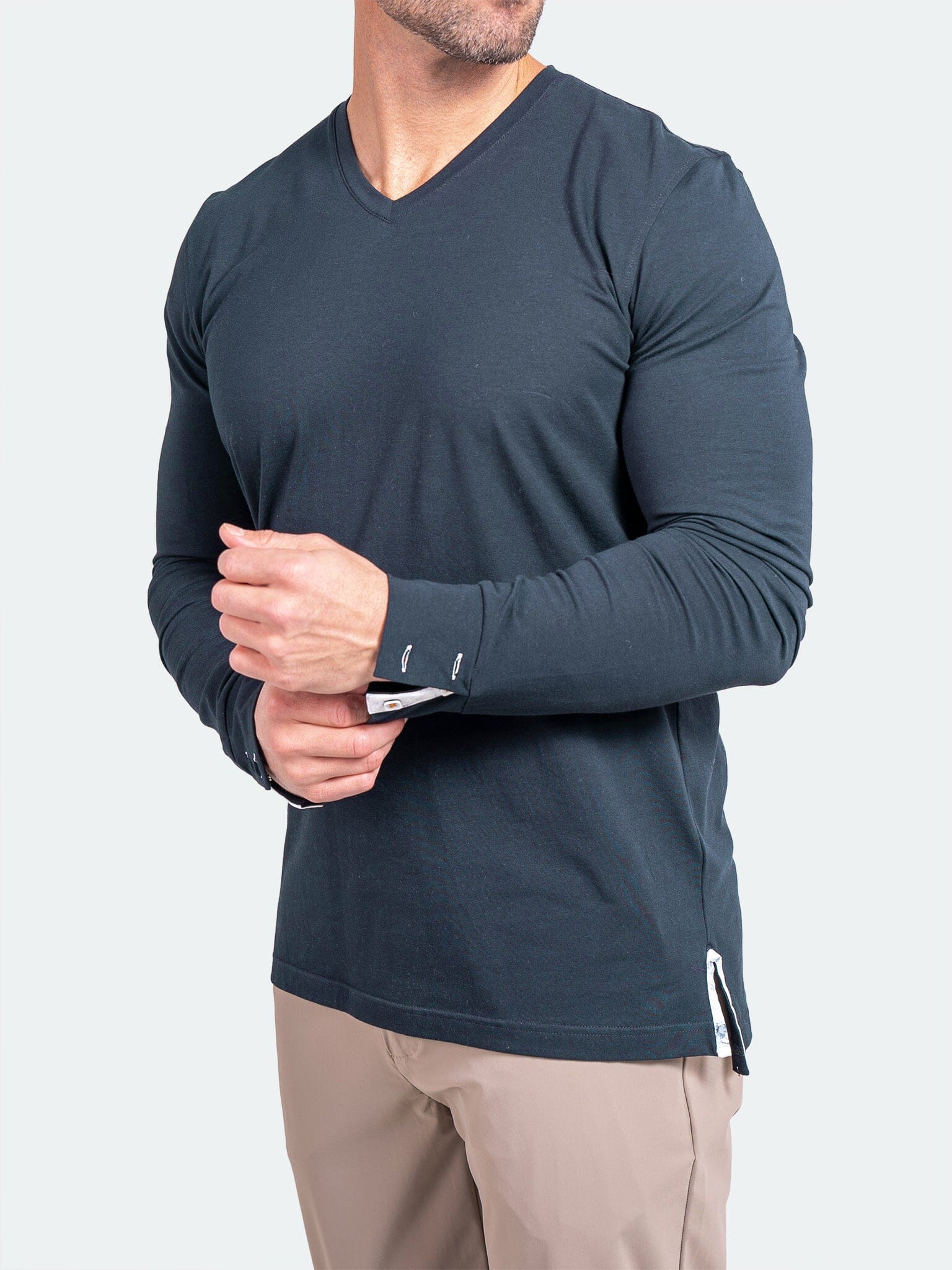 Edison Ascension Navy V-Neck