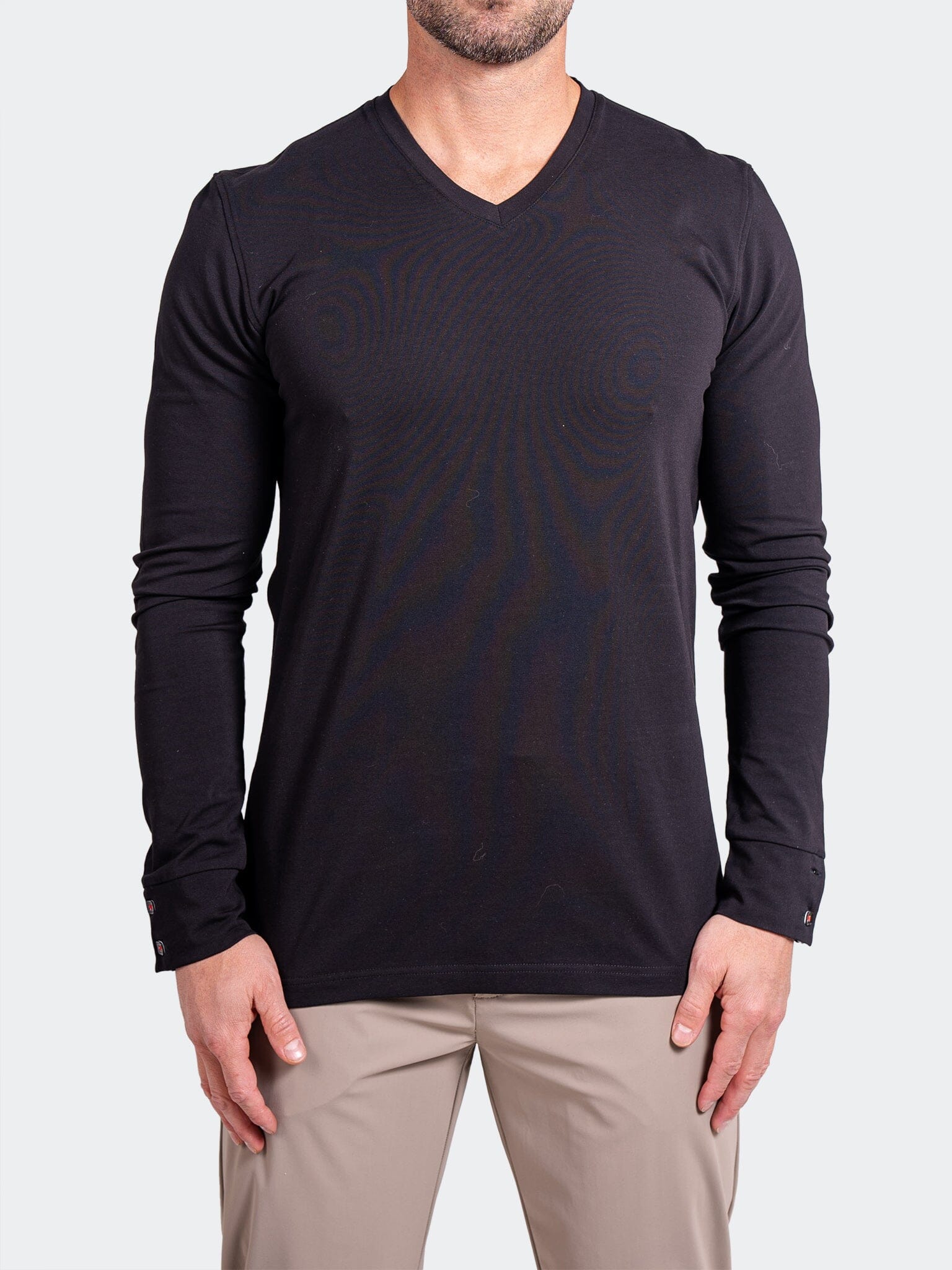 Edison Ascension Black V-Neck Tee