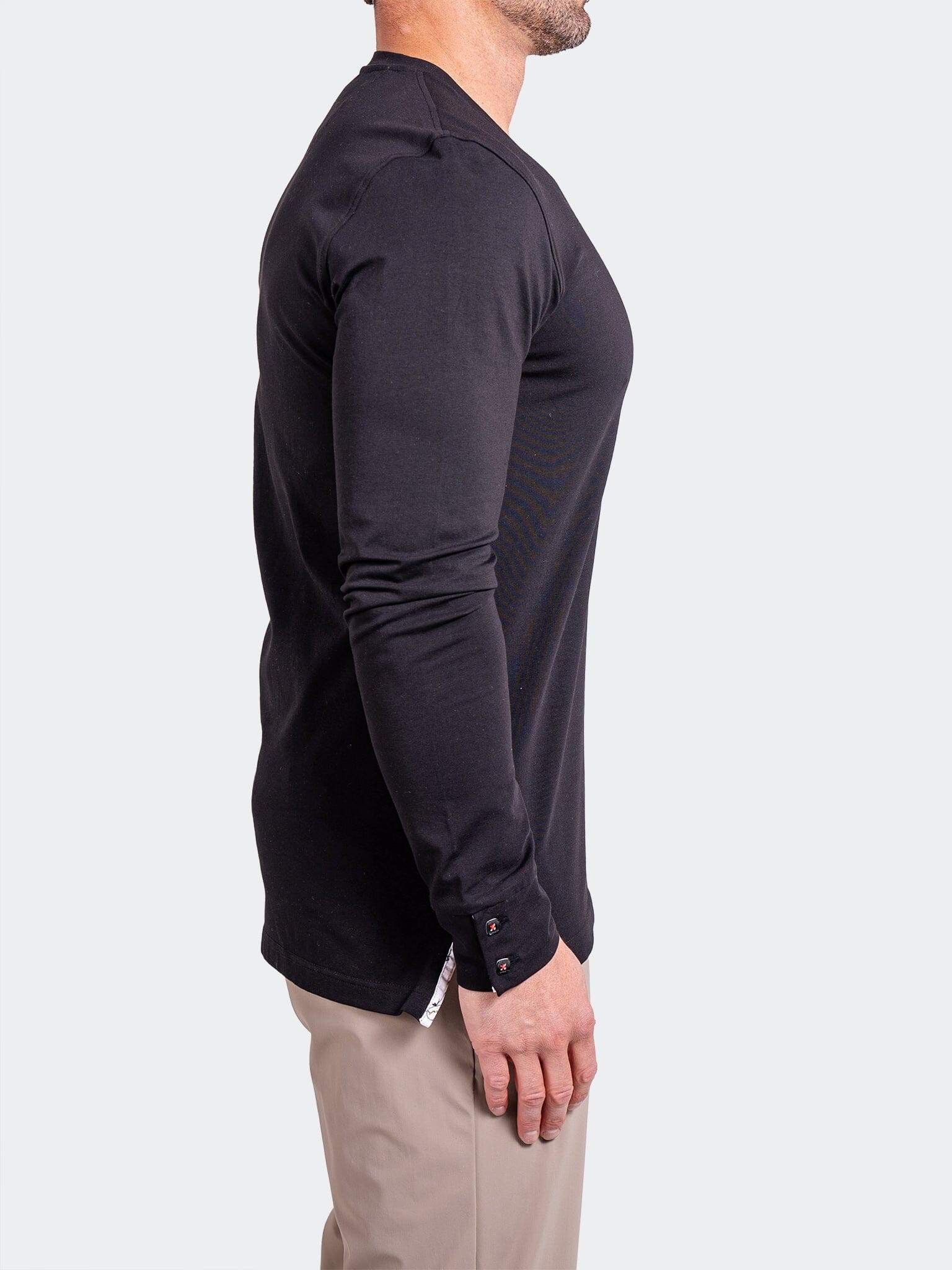 Edison Ascension Black V-Neck Tee