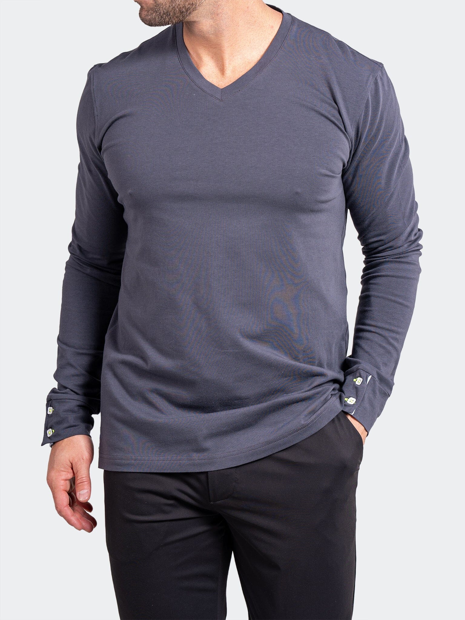 Edison Ascension Grey V-Neck