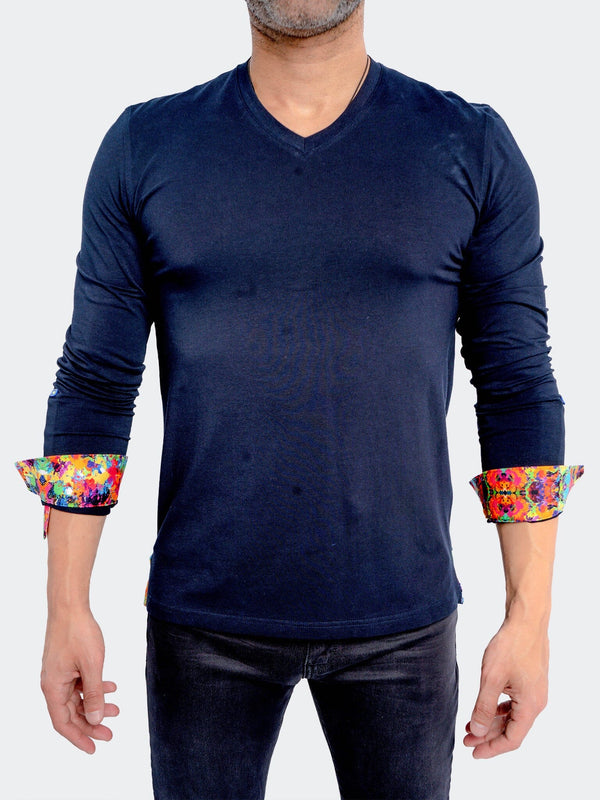 V-Neck Edison DogCuff Blue