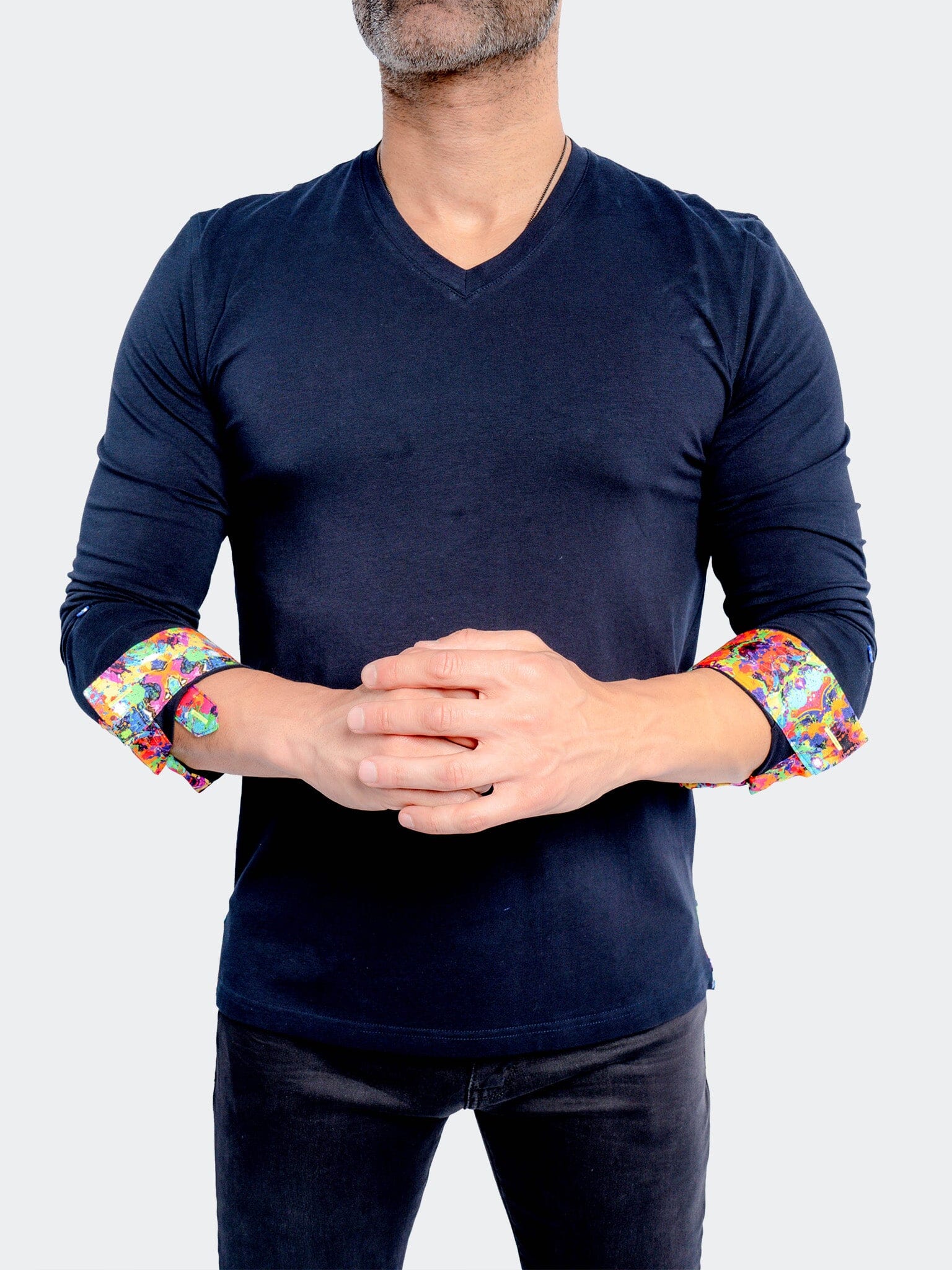 V-Neck Edison DogCuff Blue