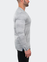 V-Neck EdisonRustic Grey View-5