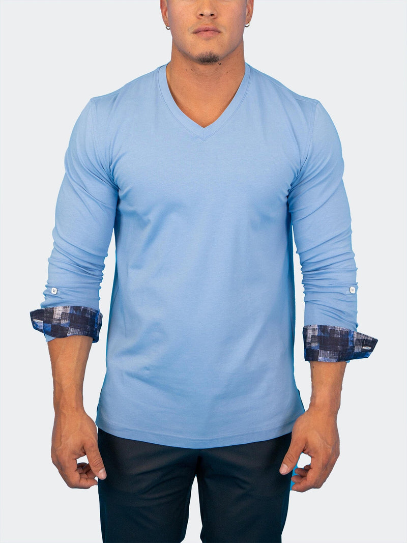 V-Neck Edison Sky Blue